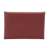 Hermes Calvi Card Holder, &pound;240, Accessories, Red, Leather, Back view